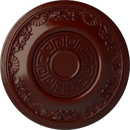 Nestor Ceiling Medallion (Fits Canopies Up To 5), Hnd-Painted Brushed Mahogany, 25 7/8OD X 2 1/4P